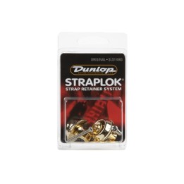 Acquista DUNLOP SLS1104G STRAPLOK ORIGINAL STRAP RETAINER SYSTEM, GOLD online | Merula Strumenti Musicali