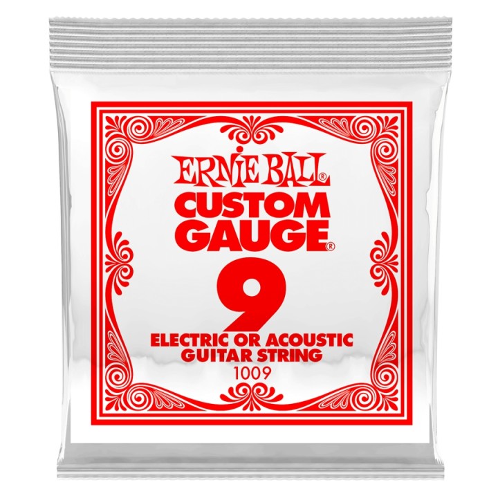 Acquista ERNIE BALL 1009 PLAIN STEEL .009 online | Merula Strumenti Musicali