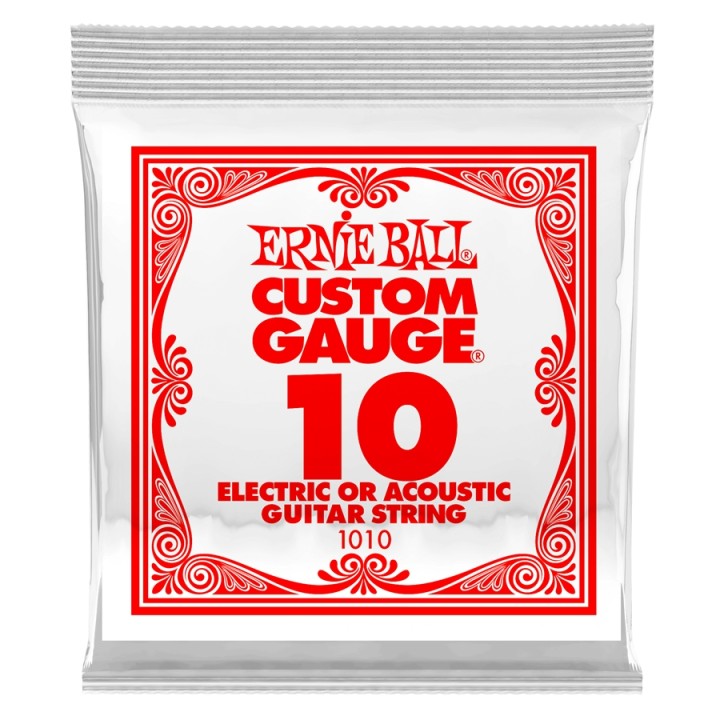 Acquista ERNIE BALL 1010 PLAIN STEEL .010 online | Merula Strumenti Musicali