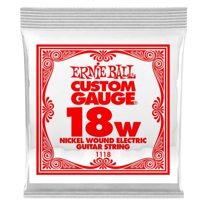 Acquista ERNIE BALL 1118 NICKEL WOUND .018 online | Merula Strumenti Musicali