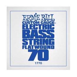 Acquista ERNIE BALL 1770 STEEL FLATWOUND BASS .070 online | Merula Strumenti Musicali