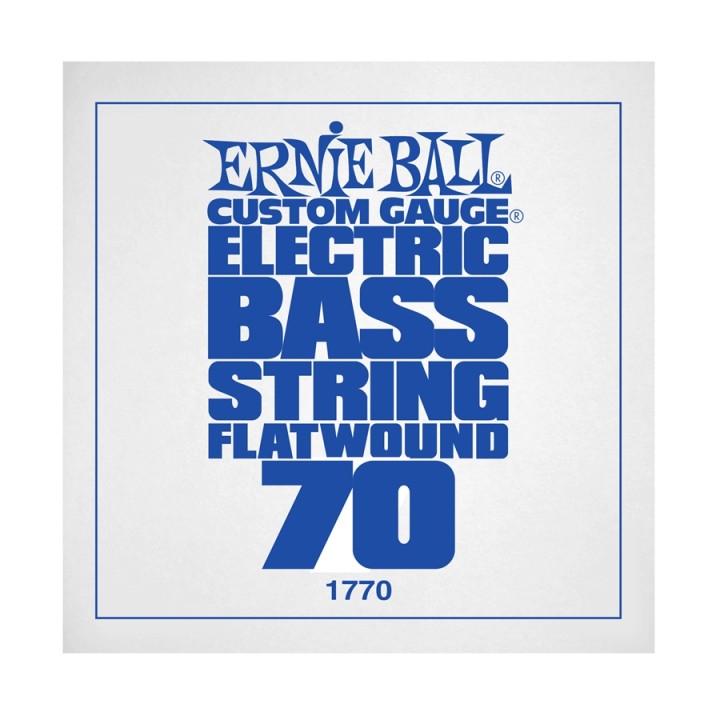 Acquista ERNIE BALL 1770 STEEL FLATWOUND BASS .070 online | Merula Strumenti Musicali