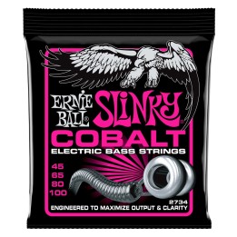 Acquista ERNIE BALL 2734 SUPER SLINKY COBALT 45-100 online | Merula Strumenti Musicali