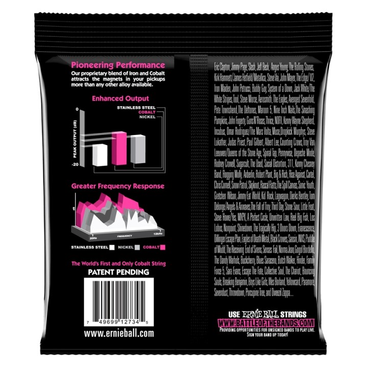 Acquista ERNIE BALL 2734 SUPER SLINKY COBALT 45-100 online | Merula Strumenti Musicali