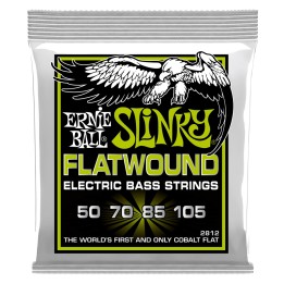 Acquista ERNIE BALL 2812 REGULAR SLINKY FLATWOUND 50-105 online | Merula Strumenti Musicali