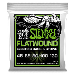 Acquista ERNIE BALL 2816 Regular Slinky Flatwound 45-130 online | Merula Strumenti Musicali