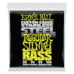 Acquista ERNIE BALL 2842 REGULAR SLINKY STAINLESS STEEL 50-105 online | Merula Strumenti Musicali