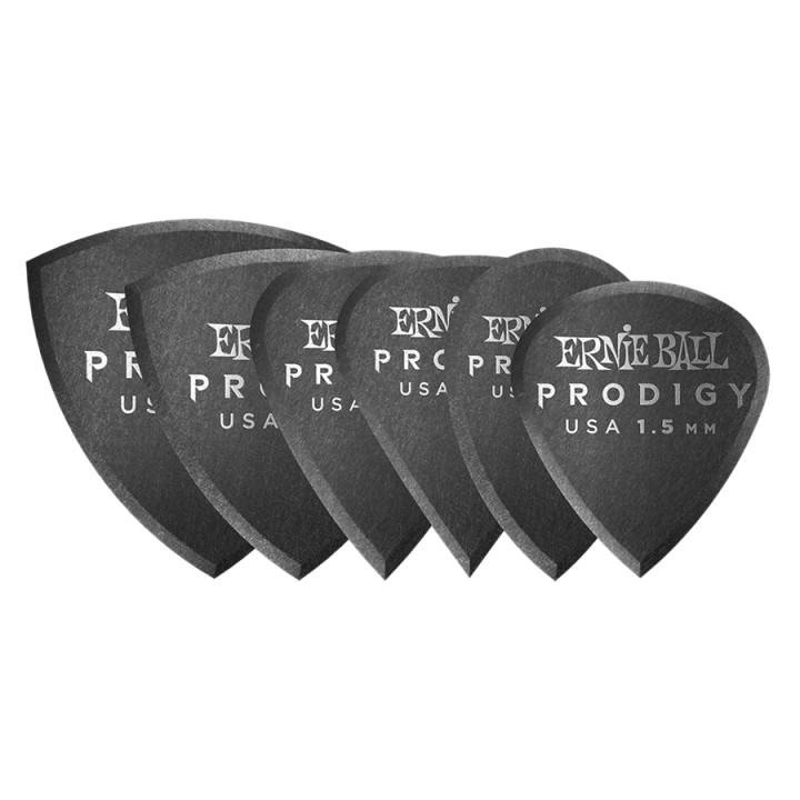 Acquista ERNIE BALL 9342 PLETTRI PRODIGY MULTIPACK BLACK 1,5 MM online | Merula Strumenti Musicali