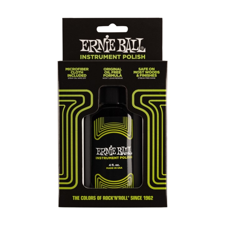 Acquista ERNIE BALL EB 4222 CERA POLISH CON PANNO 30X30 CM online | Merula Strumenti Musicali