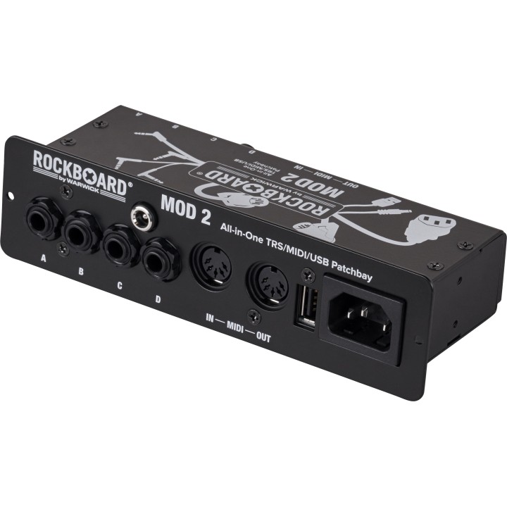 Acquista ROCKBOARD MOD 2 V2 PATCHBAY TRS, MIDI E USB online | Merula Strumenti Musicali