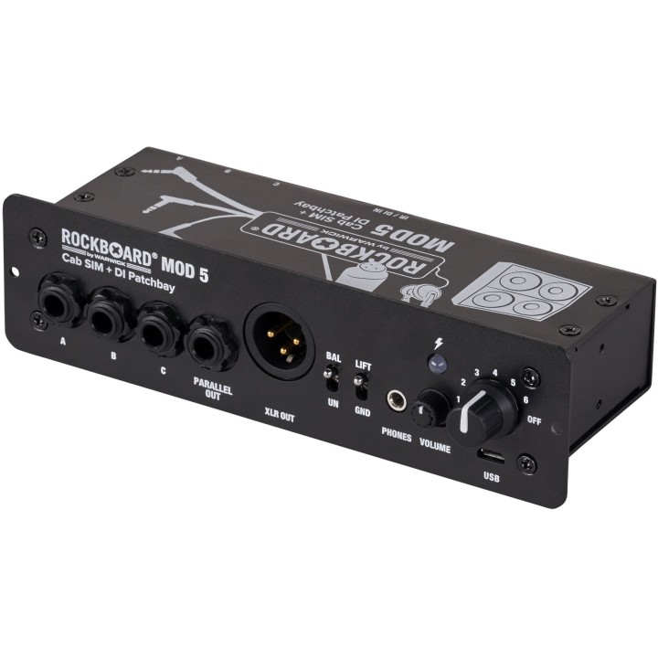 Acquista ROCKBOARD MOD 5 PATCHBAY+CABINET SIMULATOR+DI online | Merula Strumenti Musicali