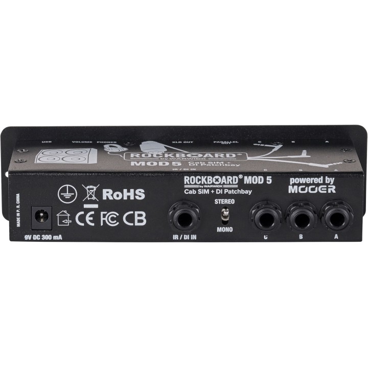 Acquista ROCKBOARD MOD 5 PATCHBAY+CABINET SIMULATOR+DI online | Merula Strumenti Musicali