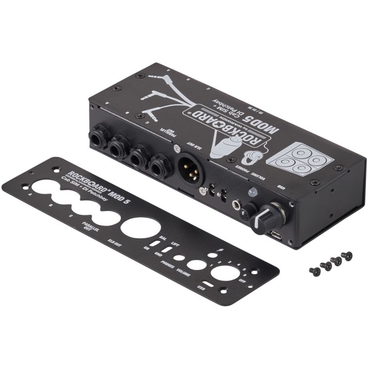 Acquista ROCKBOARD MOD 5 PATCHBAY+CABINET SIMULATOR+DI online | Merula Strumenti Musicali