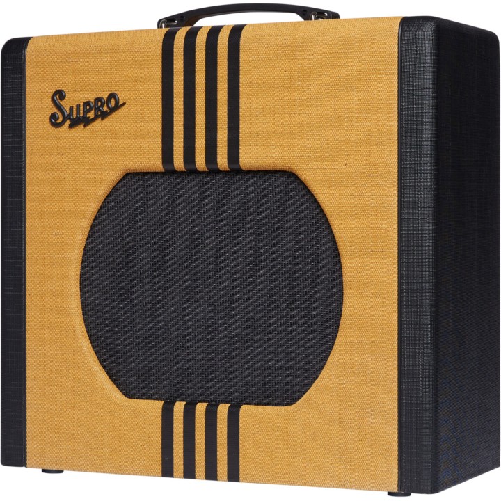 Acquista SUPRO 1822RTB DELTA KING 12 | 15 WATT 1X12 W/ REVERB TWEED & BLACK online | Merula Strumenti Musicali