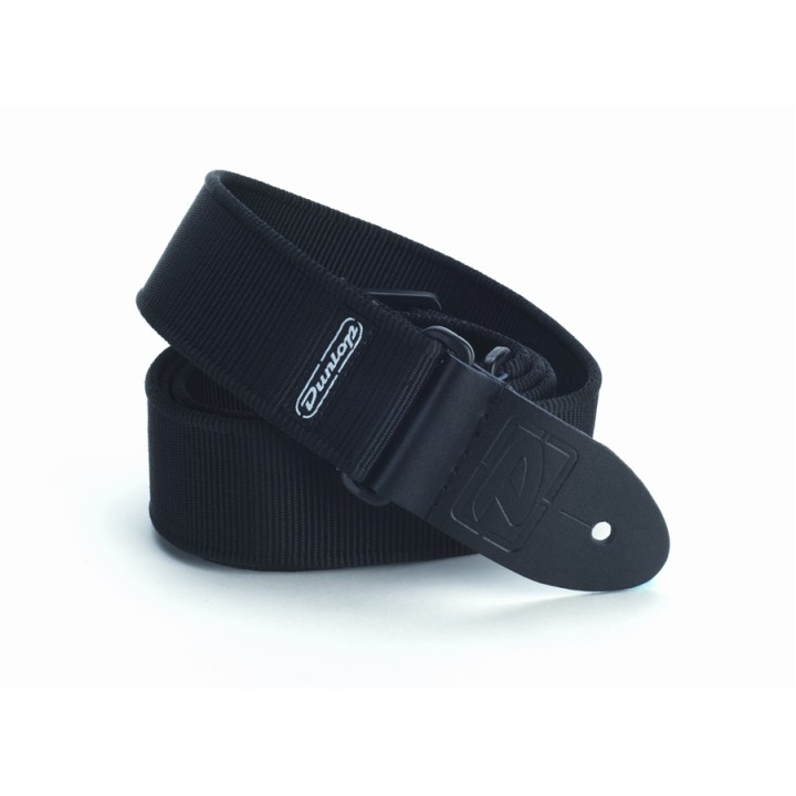 Acquista DUNLOP D38-09bk Strap Solid Black online | Merula Strumenti Musicali