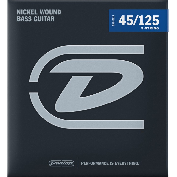 Acquista DUNLOP Dbn45125 Bass-Nkl Medium-5/Set online | Merula Strumenti Musicali