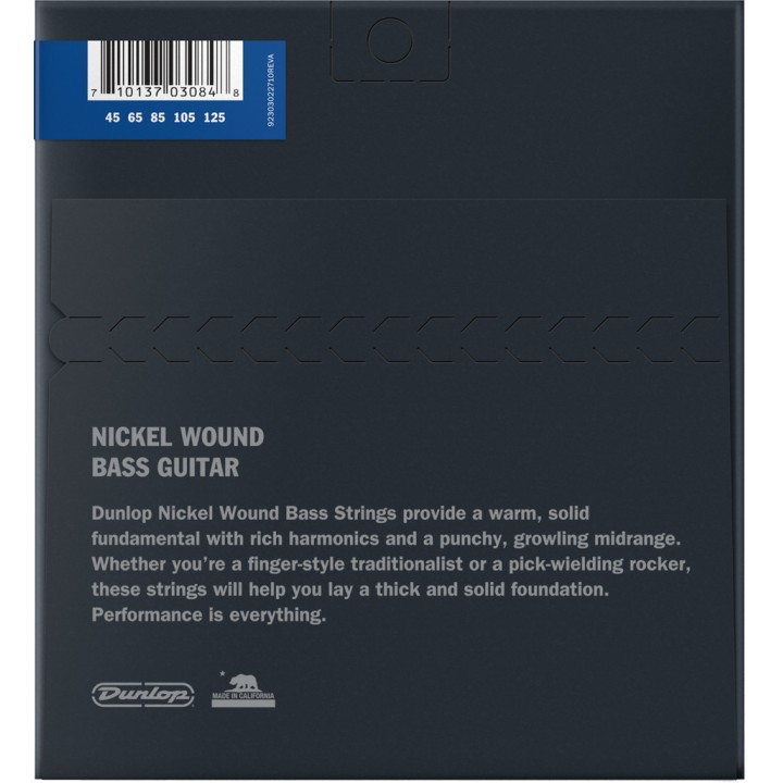 Acquista DUNLOP Dbn45125 Bass-Nkl Medium-5/Set online | Merula Strumenti Musicali