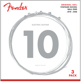 Acquista FENDER 150R NICKEL BALL 10-46 3 PACK - 0730150310 online | Merula Strumenti Musicali