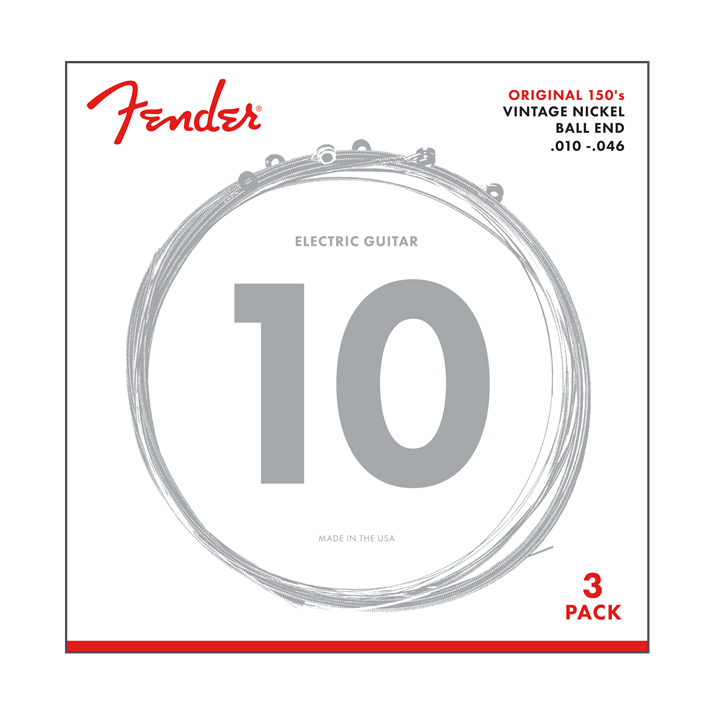 Acquista FENDER 150R NICKEL BALL 10-46 3 PACK - 0730150310 online | Merula Strumenti Musicali