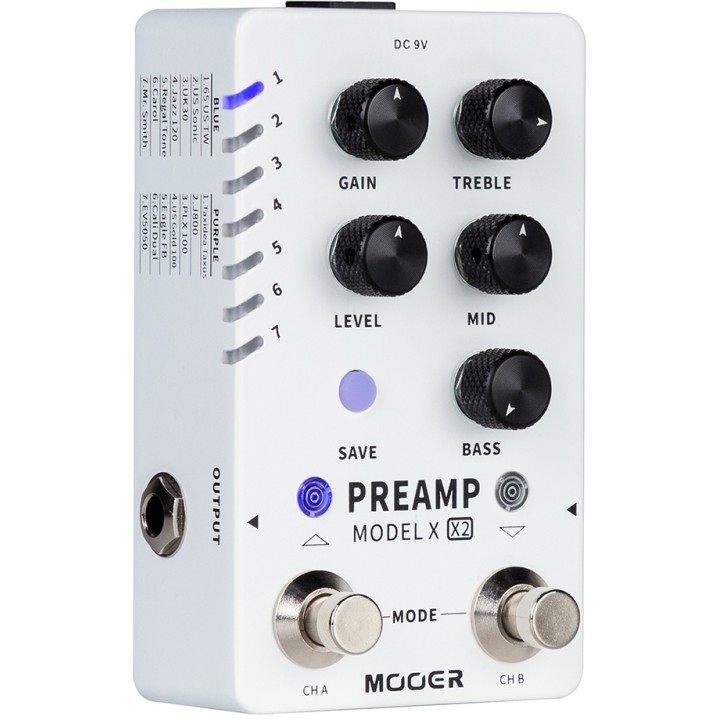 Acquista MOOER Preamp X2 online | Merula Strumenti Musicali