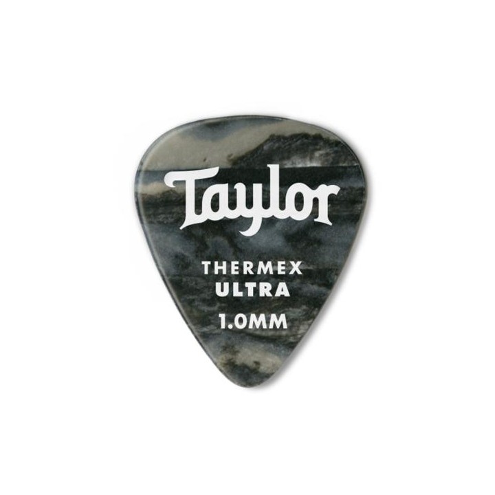 Acquista Taylor 80716 Premium Darktone 351 Thermex Ultra Picks, Black Onyx, 1.00mm, 6-Pack online | Merula Strumenti Musicali