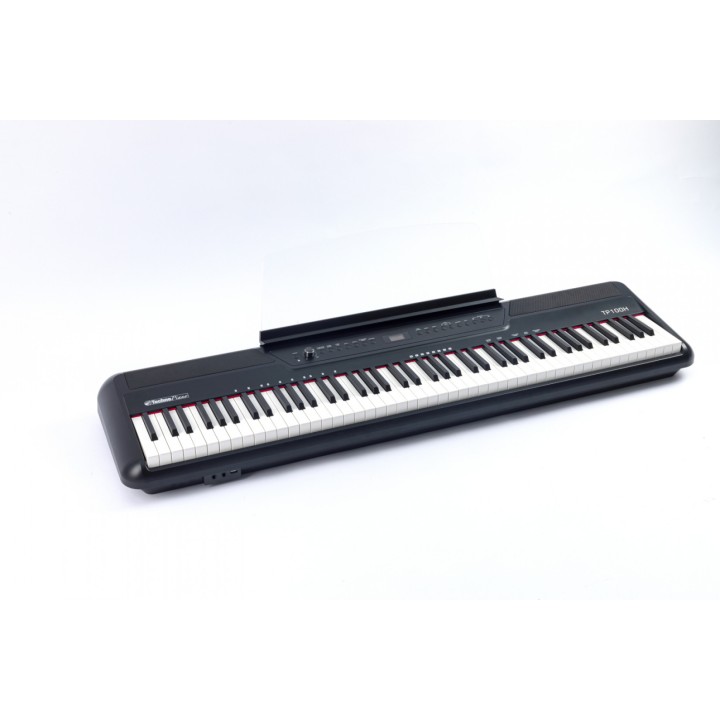 technopiano tp-100h bk pianoforte digitale portatile 88