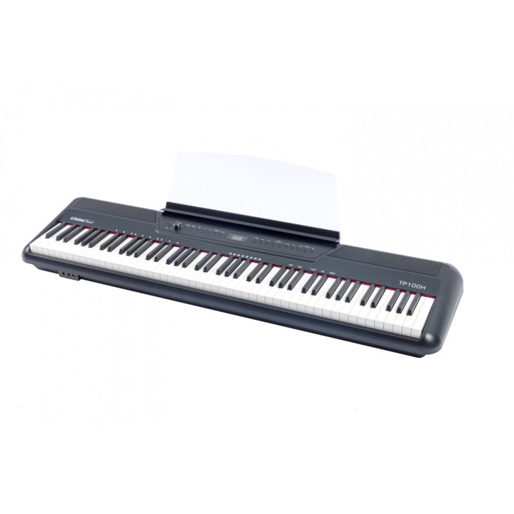 technopiano tp-100h bk pianoforte digitale portatile 88