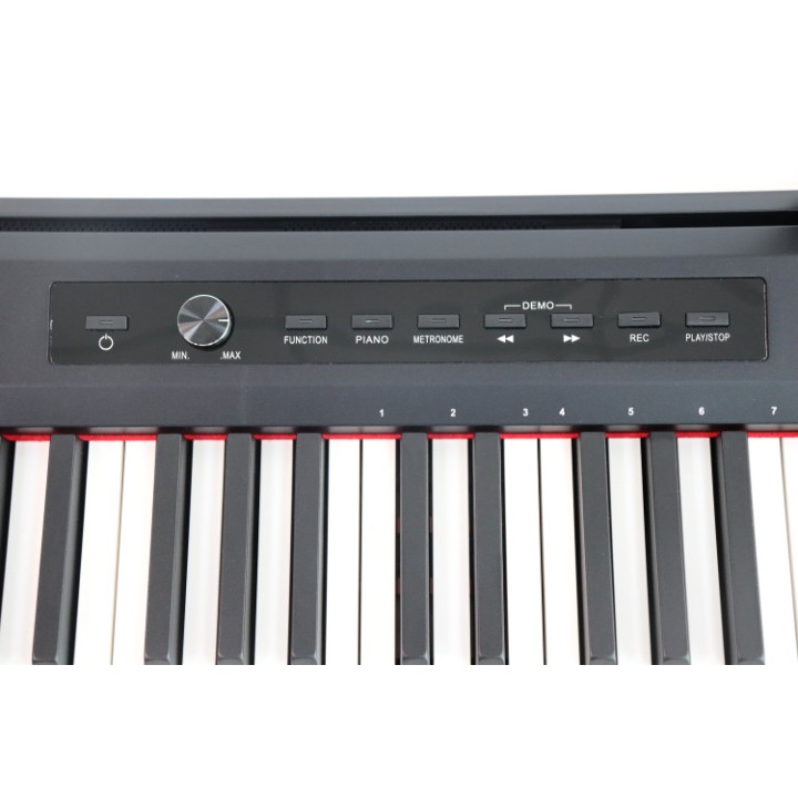 technopiano tp-50s bk pianoforte digitale portatile 88