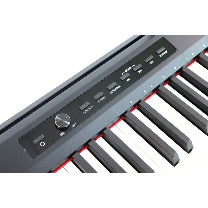 technopiano tp-50s bk pianoforte digitale portatile 88