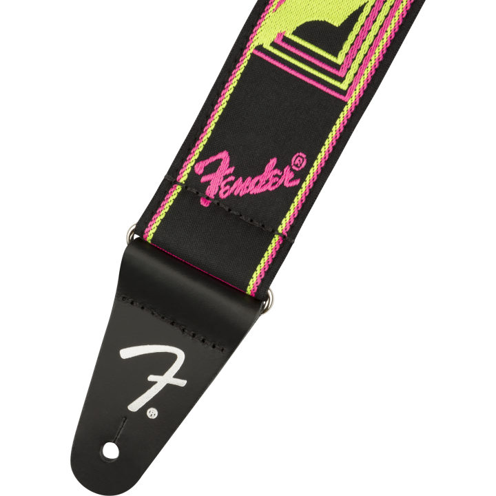 FENDER | 0990681304 NEON MONOGRAM STRAP YLW/PINK
