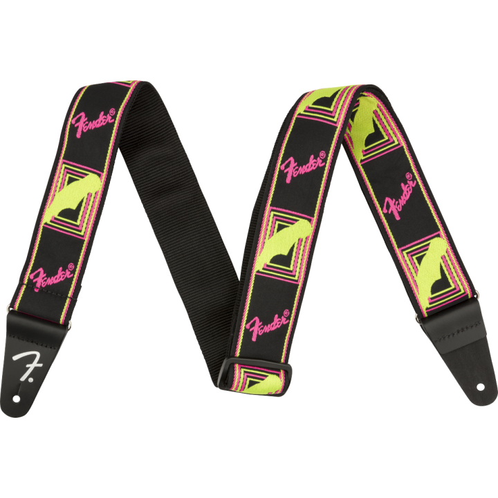 FENDER | 0990681304 NEON MONOGRAM STRAP YLW/PINK