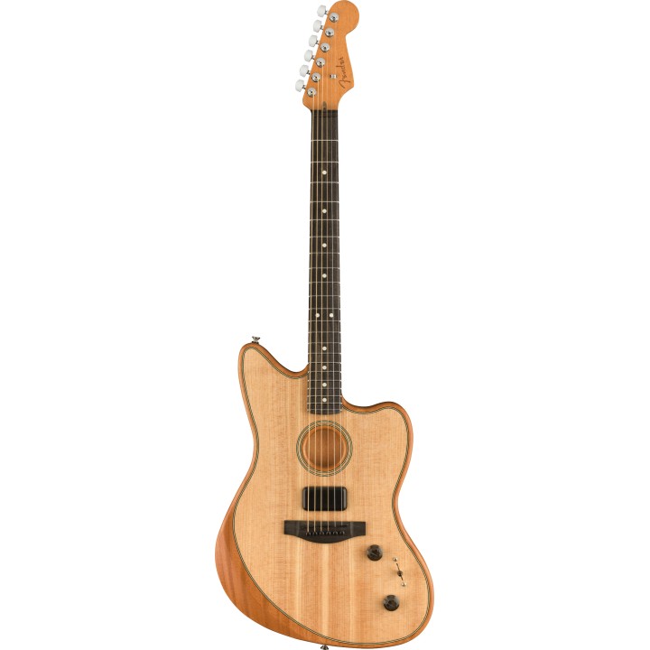 Acquista FENDER Acoustasonic Jazzmaster Nat EB Natural with Bag online | Merula Strumenti Musicali