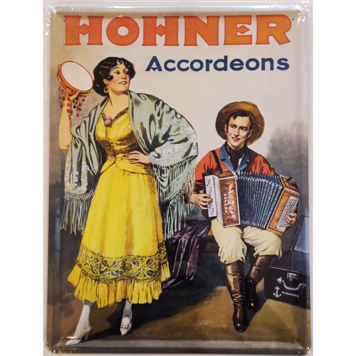 HOHNER RIPRODUZIONE STORICA ACCORDEONS IN METALLO