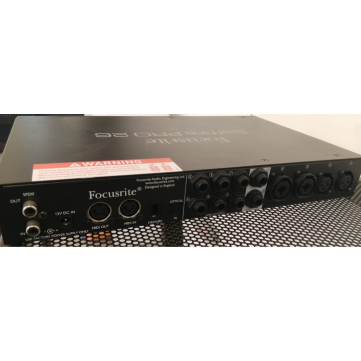 Acquista FOCUSRITE SAFFIRE PRO 26 online | Merula Strumenti Musicali