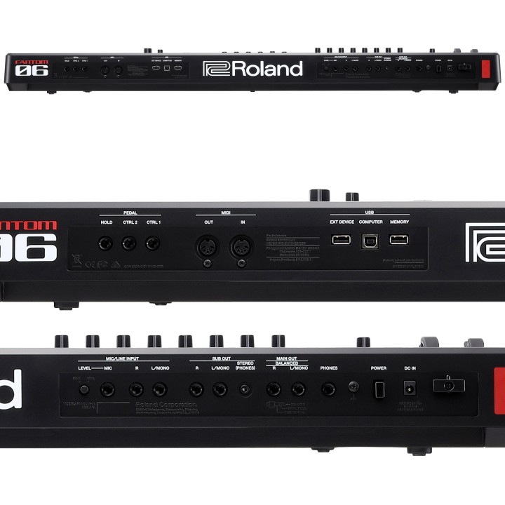 roland fantom-06 workstation sintetizzatore a 61