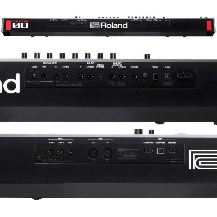 roland fantom-08 workstation sintetizzatore a 88