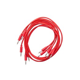 Erica Synths - 5 Pcs 90cm Braided Cables, Red