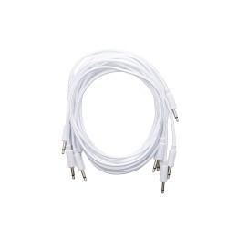 Erica Synths 5 Pcs 90cm Braided Cables White