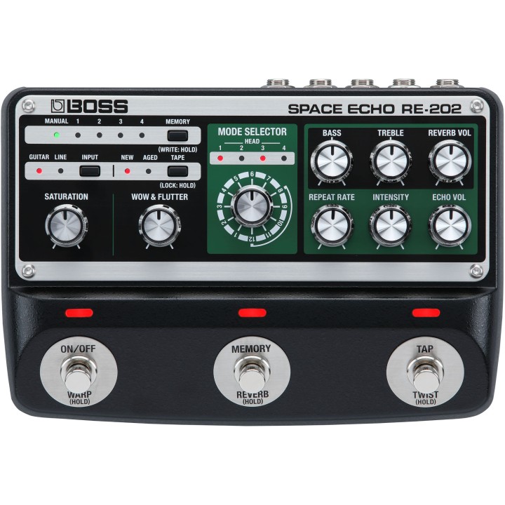 Acquista BOSS Re-202 Space Echo online | Merula Strumenti Musicali