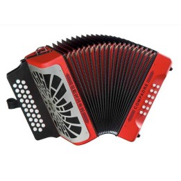 Acquista HOHNER Compadre Fbbeb Rosso Silver Grill online | Merula Strumenti Musicali