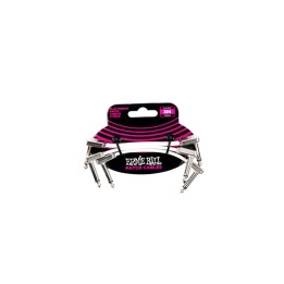 Acquista ERNIE BALL EB 6384 FLAT RIBB PATCH CABLE WHITE 3PK online | Merula Strumenti Musicali