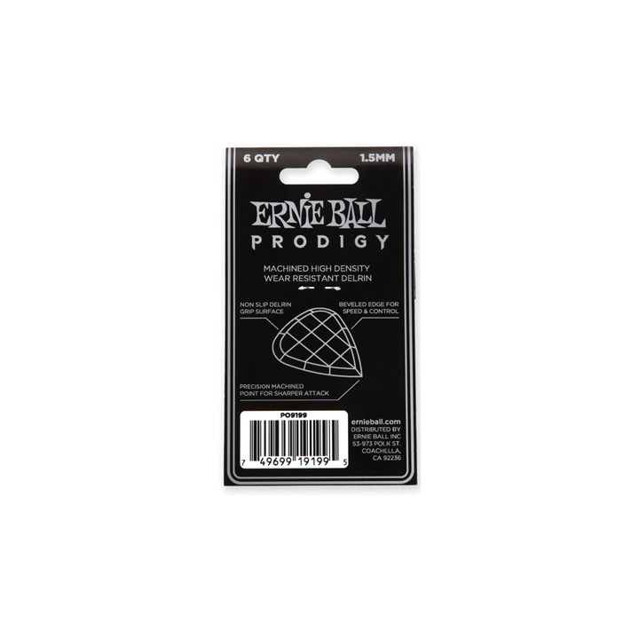 Acquista ERNIE BALL 9199 PLETTRI PRODIGY STANDARD BLACK 1,5MM online | Merula Strumenti Musicali