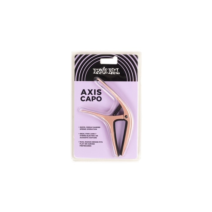 Acquista ERNIE BALL EB 9605 AXIS CAPO ROSE GOLD SATIN online | Merula Strumenti Musicali