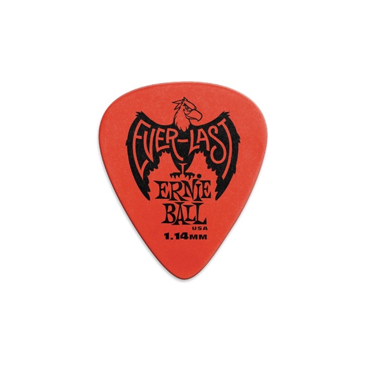 Acquista ERNIE BALL 9194 PLETTRI EVERLAST RED 1.14MM online | Merula Strumenti Musicali
