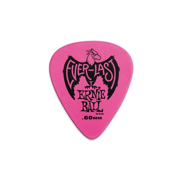 Acquista ERNIE BALL 9179 PLETTRI EVERLAST PINK 0.60MM online | Merula Strumenti Musicali