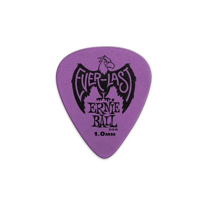 Acquista ERNIE BALL 9193 PLETTRI EVERLAST PURPLE 1.00MM online | Merula Strumenti Musicali