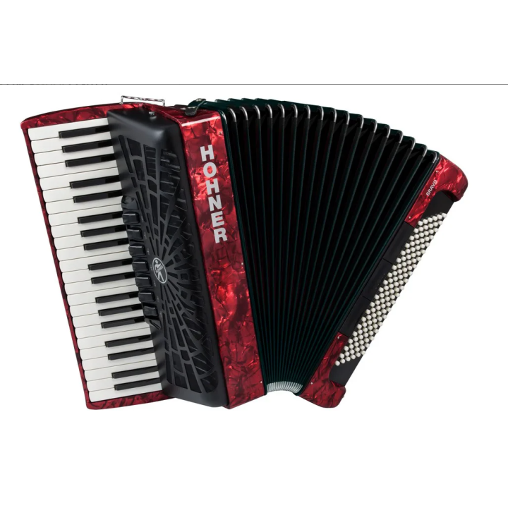 Acquista HOHNER BRAVO III 120 ROSSO SILENTKEY online | Merula Strumenti Musicali