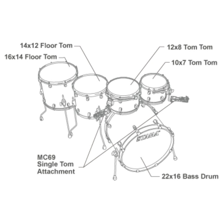 Acquista TAMA Starclassic Performer 5pz 22/10/12/14/16 - Mbs52rzs-Ska (Sky Blue Aurora) online | Merula Strumenti Musicali