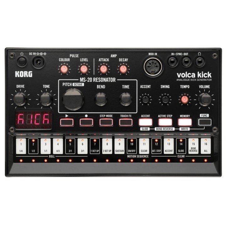korg volca kick drum machines