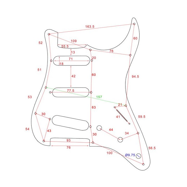Acquista ALL PARTS PG 0552-043 P.GUARD STRATO TORTOISE online | Merula Strumenti Musicali